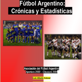 1° Division Apertura 2003 – Clausura 2004